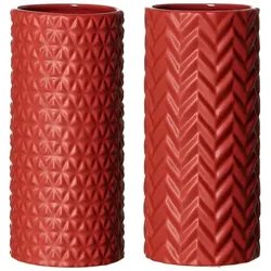 Ritzenhoff & Breker, Vase, Raute & Zick Zack Vasen (2x)