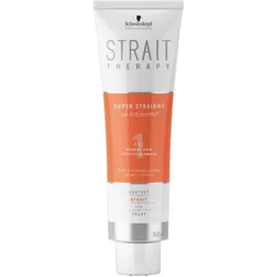 2x Schwarzkopf Professional, Haargel + Haarwachs, Strait Styling Therapy Straightening Cream 1 (Haarcreme, 300 ml)