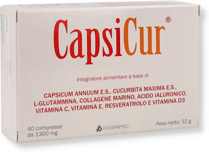 INTERFARMAC Srl CapsiCur, 40 Compresse