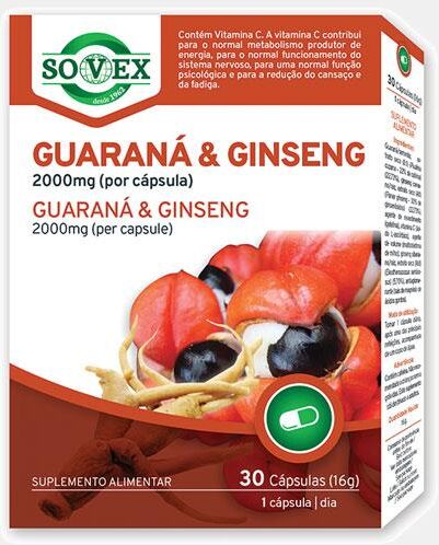 SOVEX® GUARANA & GINSENG 30 CAPSULAS