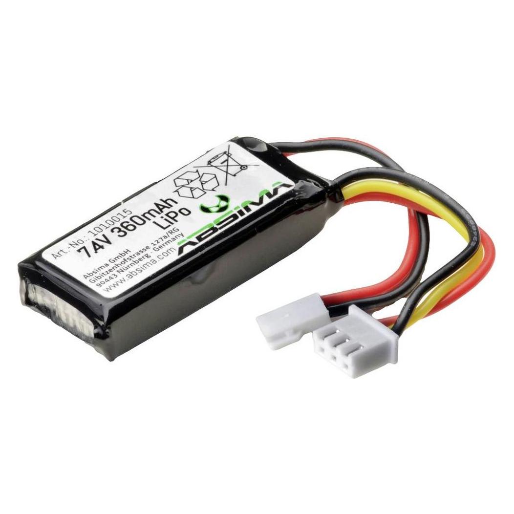 Absima Modellbau-Akkupack (LiPo) 7.4 V 360 mAh (360 mAh, 7.40 V) (1010015)