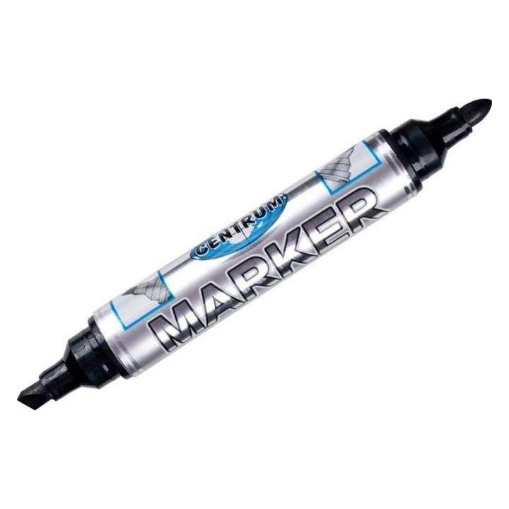 Centrum Permanentmarker, Schwarz, Doppelspitze (10x) (CE84120)