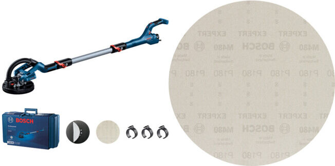 Set Bosch Trockenbauschleifer GTR 55-225 + Bosch EXPERT M480 Schleifnetz