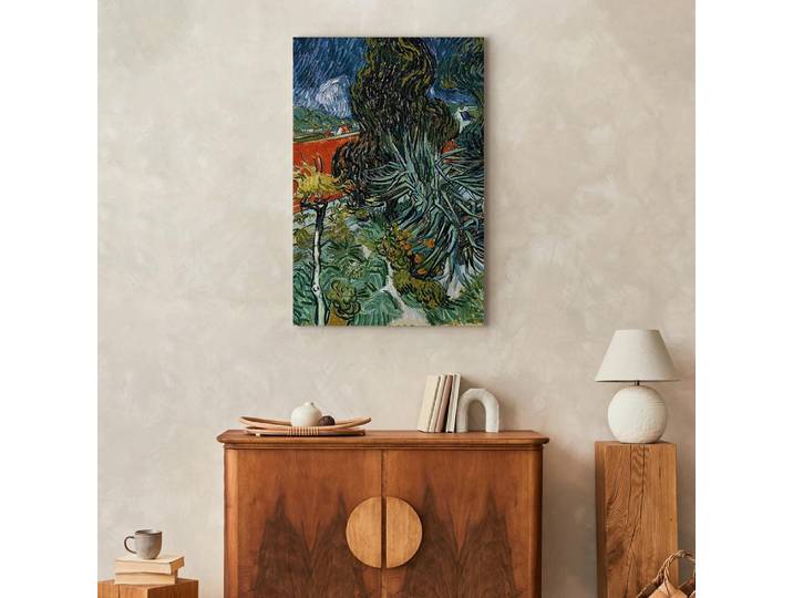 Leinwandbild The Garden of Dr. Gachet Filz Grün/Grün 40 x 60cm