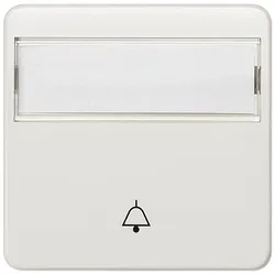 Siemens 5TG7804 DELTA profil Wippe mit Fenster und Symbol Glocke, titanweiß