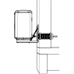 KG Wolf, Zubehör Sanitärinstallation, Set Wanddurchführung DN160/25 für CHA