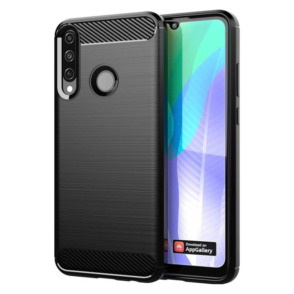 Screenguard Huawei Y6p Hülle Carbon Brushed Soft TPU (Huawei Y6p) (00028380)
