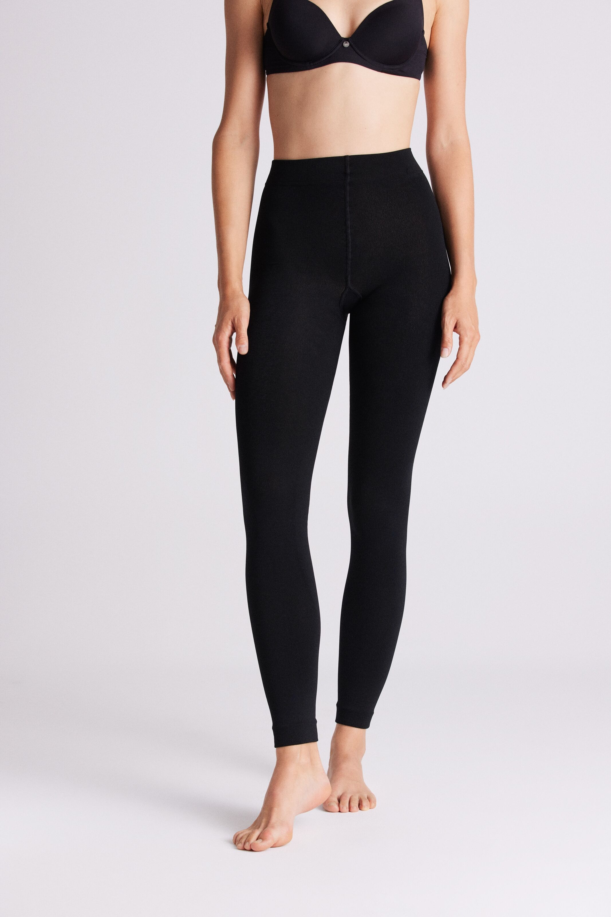 Thermoleggings YSABEL MORA "TIGHTS BASIC COLLECTION", Damen, Gr. M, N-Gr, schwarz, Obermaterial: 95% Polyester, 5% Elasthan, eng lang, Hosen Thermoleggings, mit 140 DEN für kuschelige Wärme bei Kälte schwarz M, N-Gr