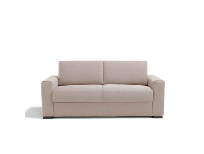 Dixx Divani June Schlafsofa mit abnehmbarem Bezug - bei 30°C waschbar - Gemini 020 natur Alle Bezüge abnehmbar, in zeitlosem Design, ideal für Gäste, Komfortabel und praktisch, mit Matratze Schlaffunktion Zeitlos