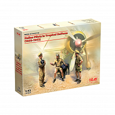 ICM - Italian Pilots in Tropical Uniform 1939-1943 - 1:32 - 3 Figuren 306674