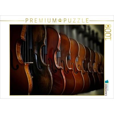 CALVENDO Puzzle Ein Motiv aus dem Kalender Geige - Bühne frei für ein Reichtum an Klangfarben | 1000 Teile Lege-Größe 64x48cm Foto-Puzzle für