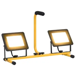 Helloshop26 - Heller tragbarer LED-Strahler Leistung 58,5 x 18,5 x 37,5 cm aus schwarzem Aluminium 02_0046104