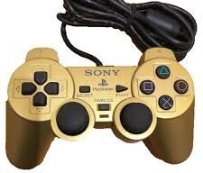 Sony Ohjain DualShock 2 Kultainen PS2 (Käytetty)