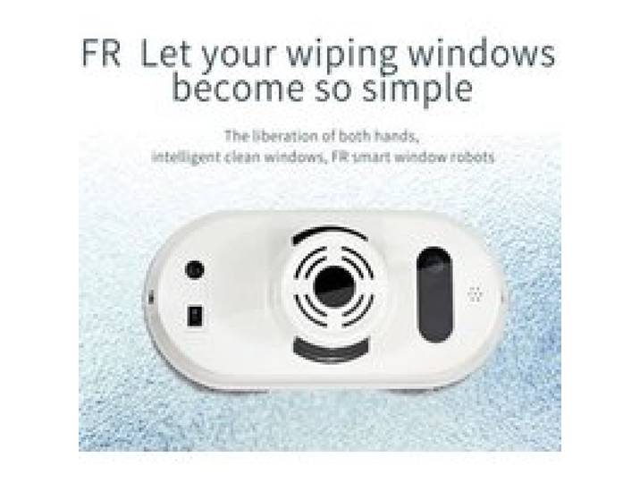 Robot Laveur Vitre Electrique - HAOPYOU - BLANC - Contrôle dAPP - UPS Anti-Chute