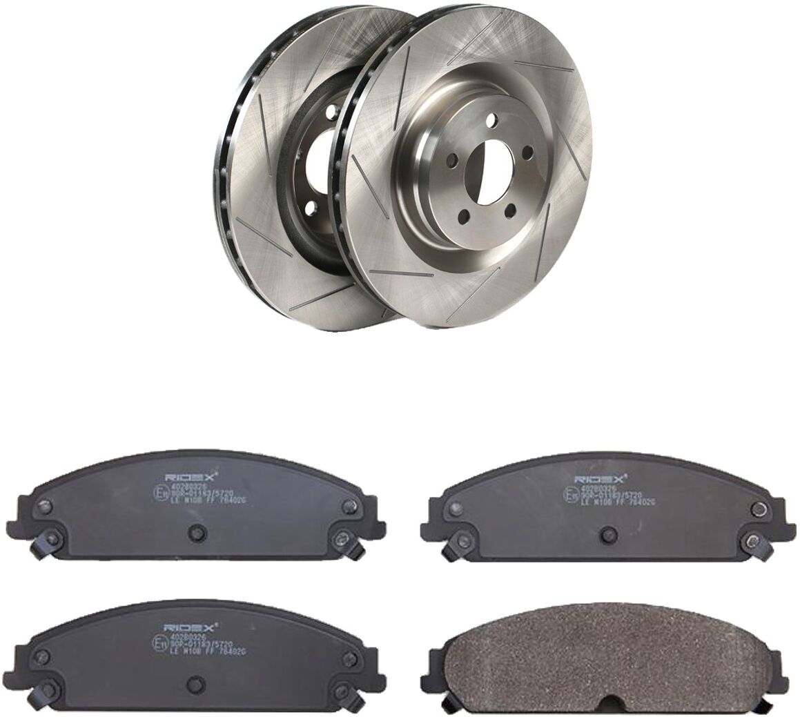RIDEX 3405B2566 Brake discs and pads set