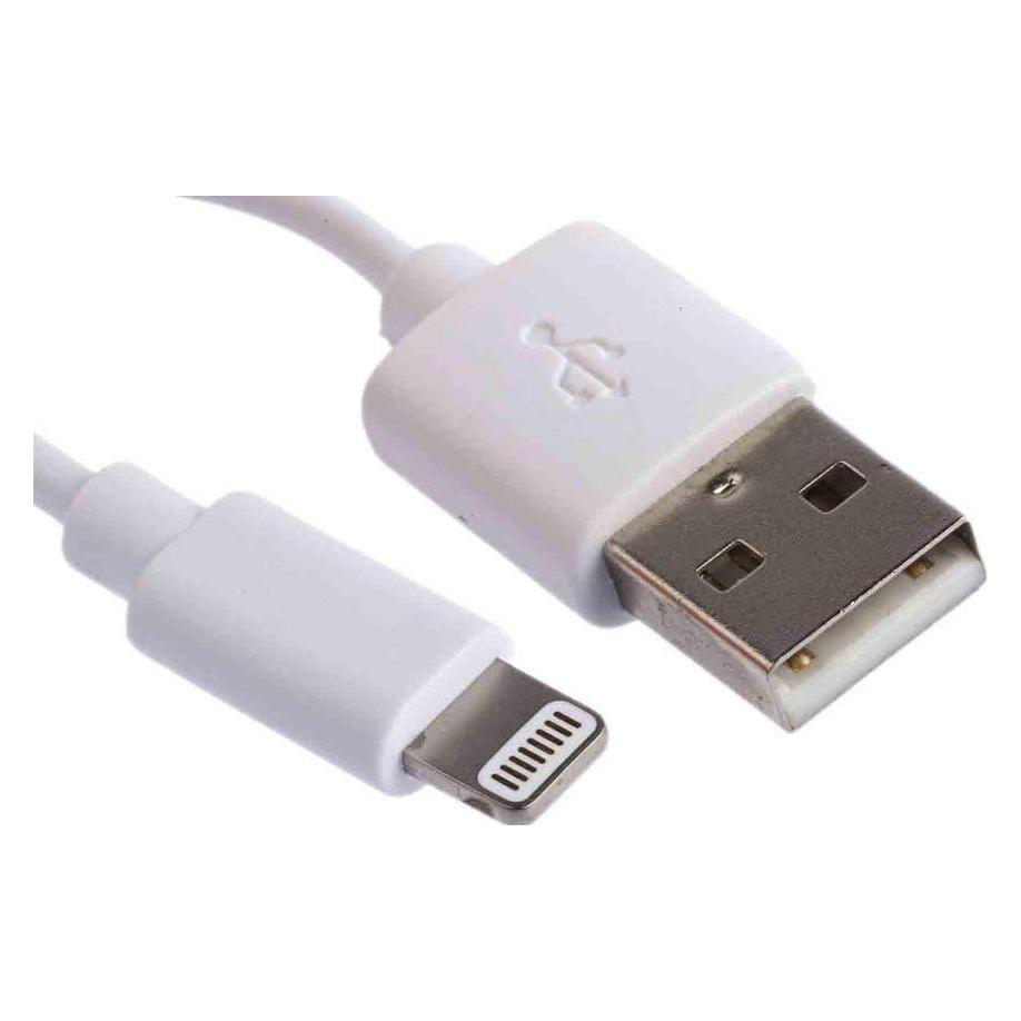 RS PRO Lightning Kabel Weiss, USB A / Apple Lightni (2 m, USB 2.0, 2 W) (1828908)