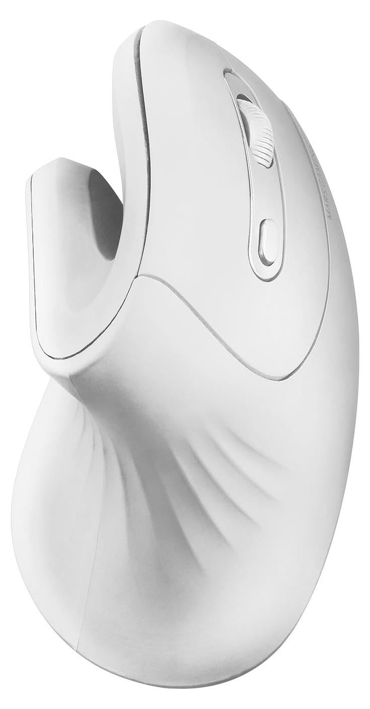 Mars Gaming MMW-Ergopro Draadloze Verticale Gamingmuis voor Rechtshandigen, Wit, 3200 DPI