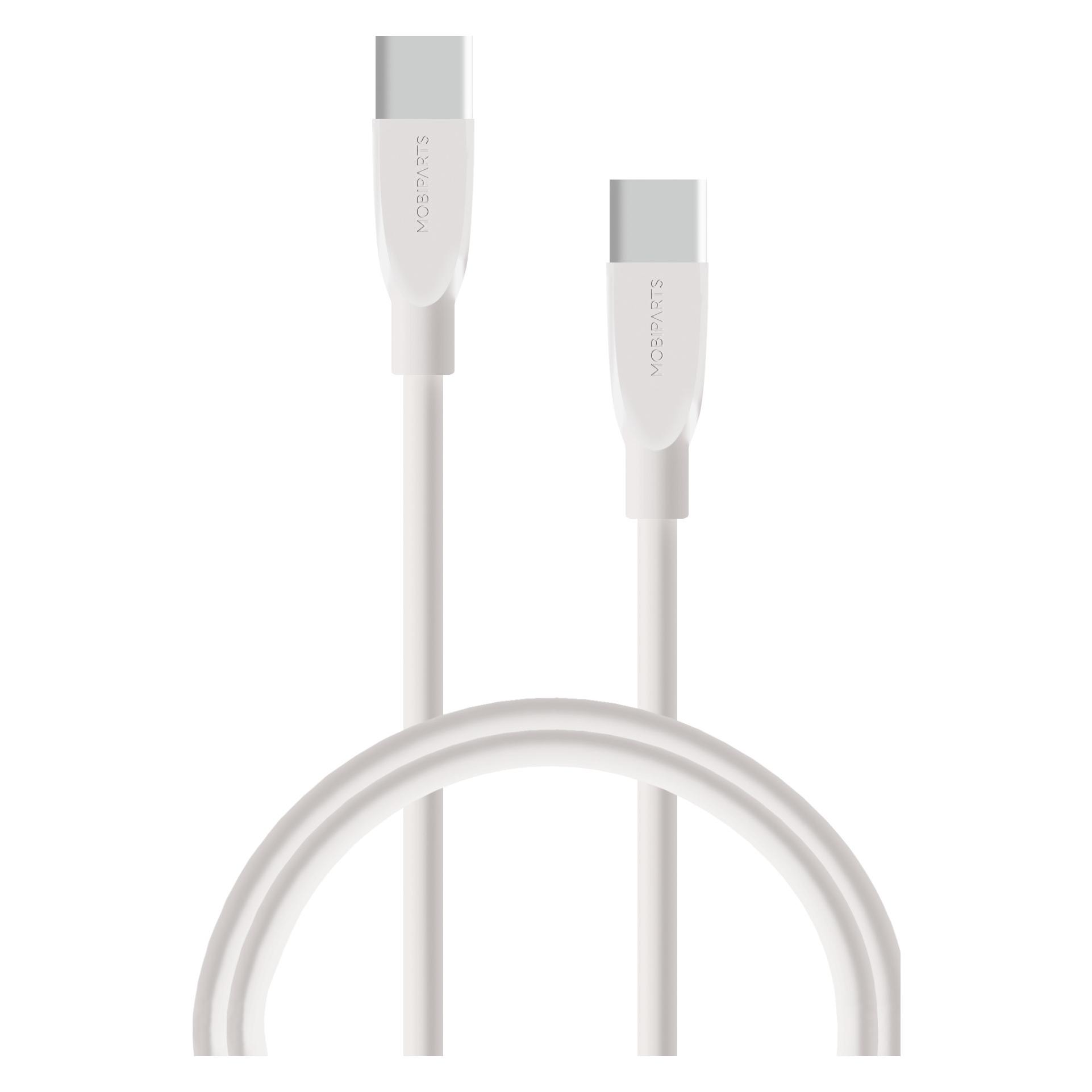 Mobiparts USB-C to USB-C Cable 2A 50cm White (0.50 m, USB 2.0) (MP-125095)