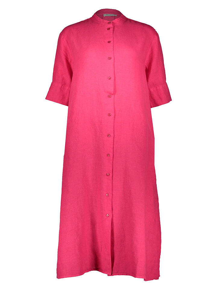 Maerz Muenchen Leinen-Kleid in Pink - 44
