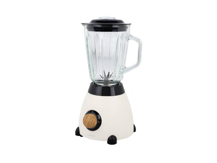 FURBER Standmixer Standmixer Creu/Holz , beige (natur), Zerkleinerer, Standmixer