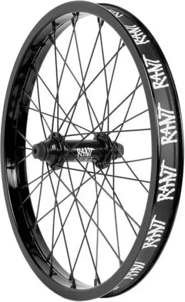 BMX Rad Rant Party On V2 18" Vorne (18" - Schwarz)