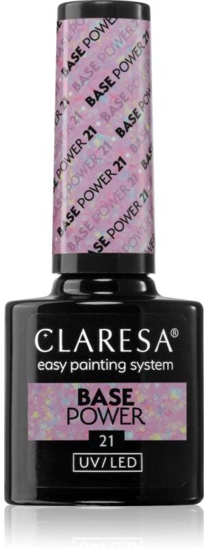 Claresa UV/LED Base Power base coat gel for gel nails shade 21 5 g