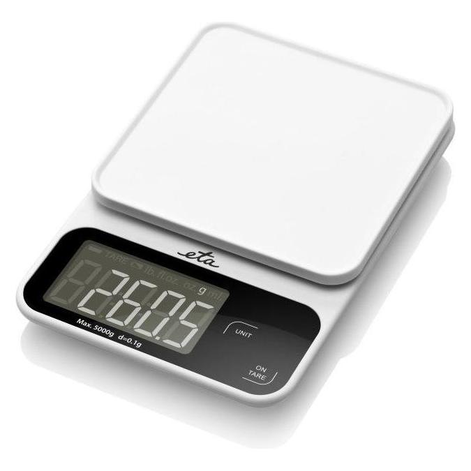 ETA ETA677090000 POPPI Digital kitchen scale, Maximum load 5 kg, Accuracy 1 g, White (677090000)