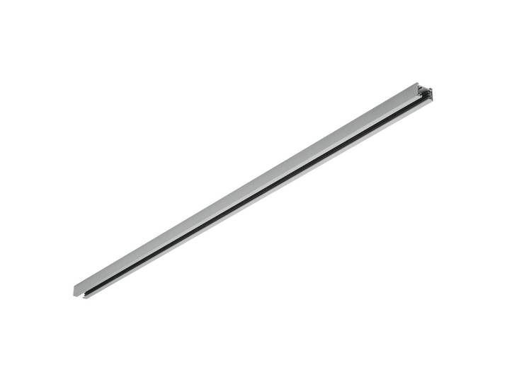 Trio Lighting 2-Phasenschiene DUOline, titan, 100cm DUOline, alu / grau / zink, für Arbeitszimmer / Büro, Metall, Schienensysteme