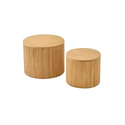 Couchtisch 2er Set   , holzfarben , Maße (cm): B: 50 H: 38,5