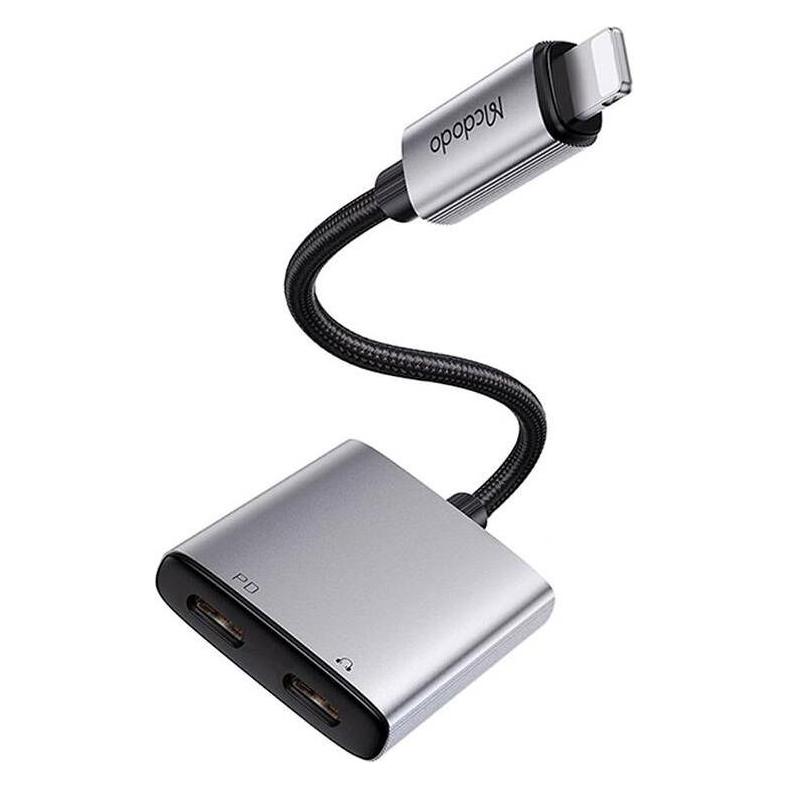 Mcdodo 2in1 Audio Adapter CA-5560 2in1 Lightning to 2x Lightning (Lightning, Lightning) (CA-5560)