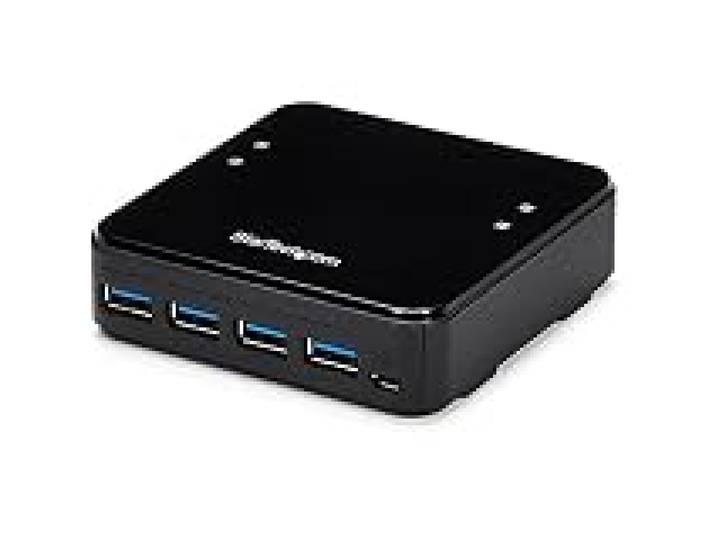 StarTech Switch Partage USB 3.0 4x4, 5Gbps, Alimentation USB (HBS304A24A)