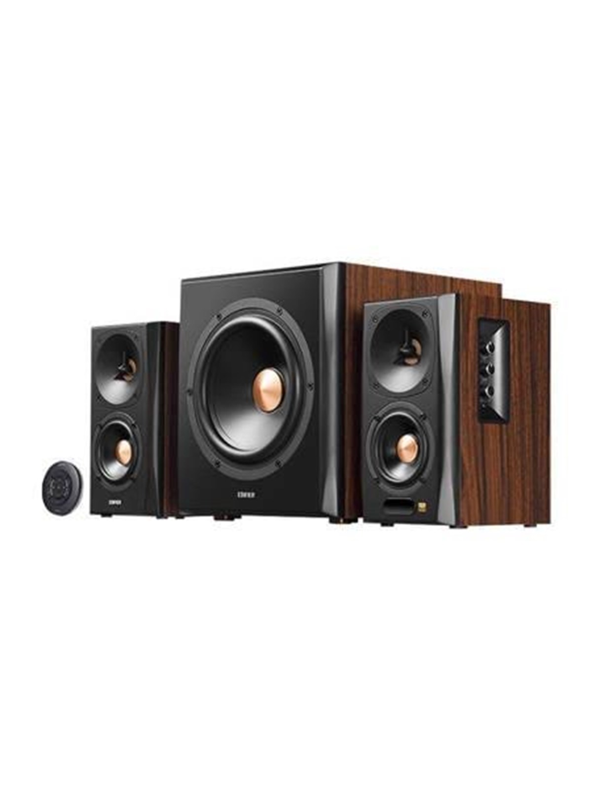 Edifier Speakers 2.1 S360DB (brown) - 2.1 PC-Lautsprecher - Braun