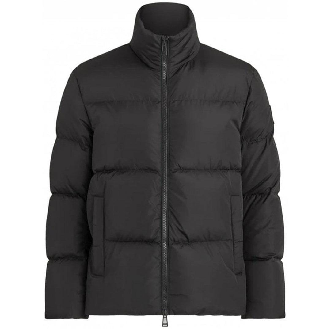 Belstaff Grid Paxton Schwarze Daunenjacke