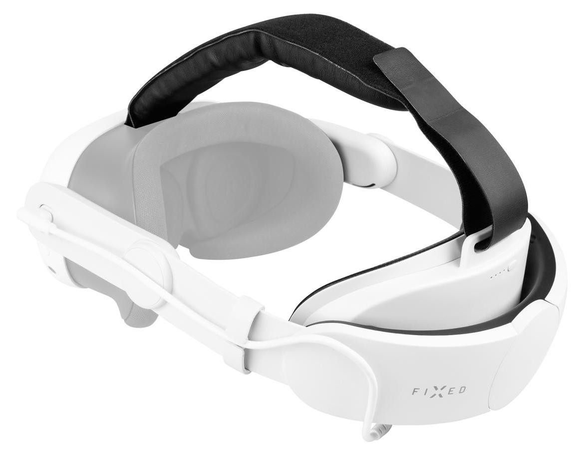 FIXED FIXMQ-PHS-WH Hoofdband voor Meta Quest 3 en Meta Quest 3S, Wit, 6000 mAh