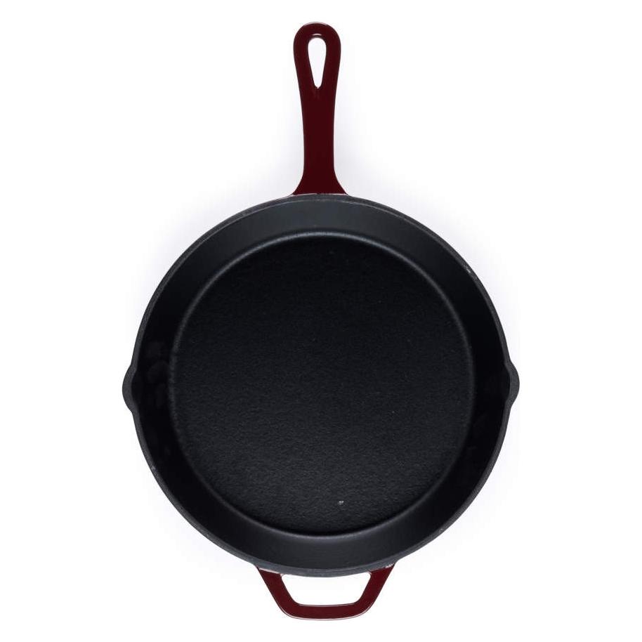 Salter BW13773R 26cm Cast Iron FryPan, Red (Bratpfanne, Gusseisen) (BW13773R)