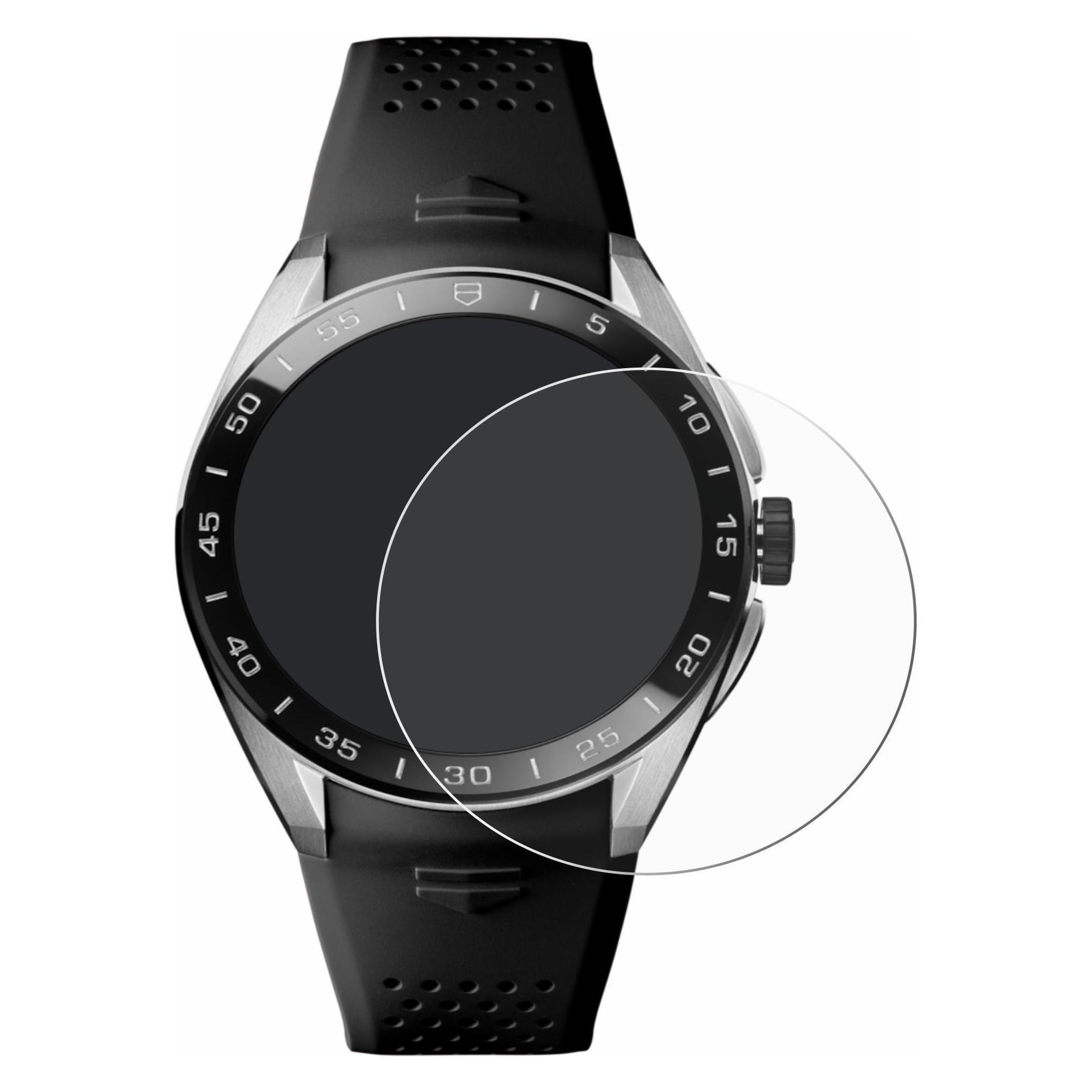 upscreen Schutzfolie für TAG Heuer Connected Calibre E5 (45 mm) Displayschutz Displayschutzfolie Folie Klar (2861102)