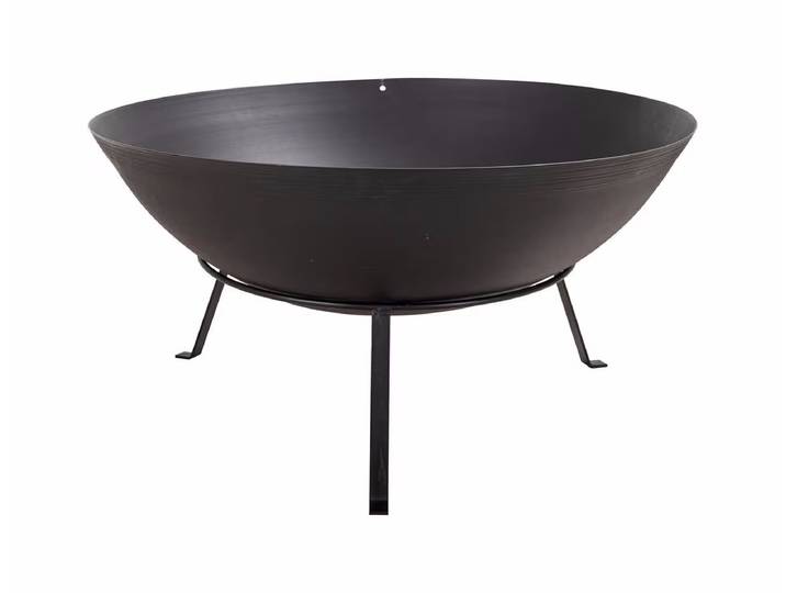 Nouvel Blacky Feuerschale schwarz inkl. Fuss Ø 70 cm – Feuerschale/Feuerstelle