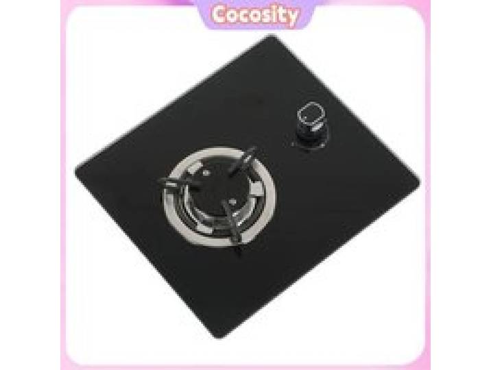Cocosity Cuisinière à gaz pour camping-car RV Gas Stove 290x325mm Tempered Glass Panel 1.8Kw Power Fire Adjustment For auto coffret