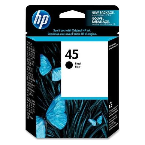 HP Tinte 45 *schwarz* (BK) (0886982002924)