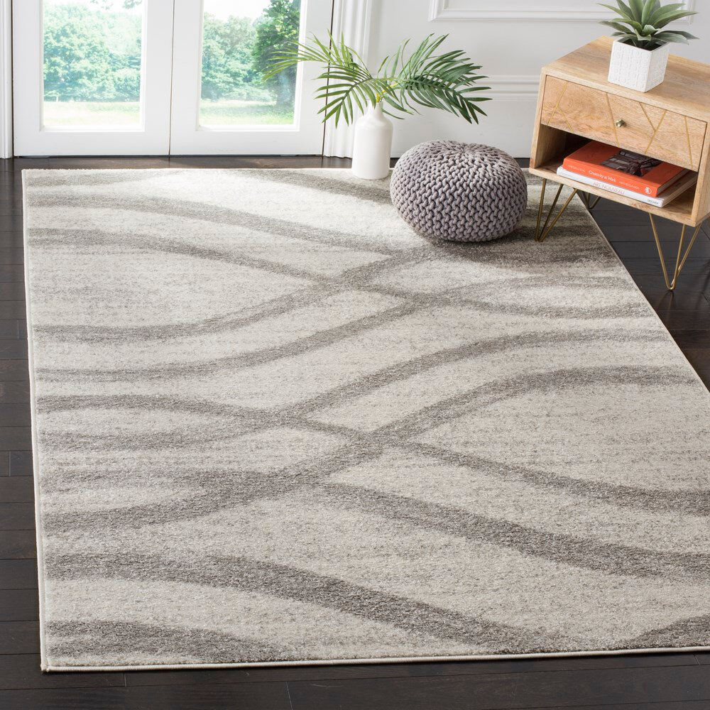 Metro Parkinson Power Loom Rug Cream/Grey Rectangle 122 x 183 cm