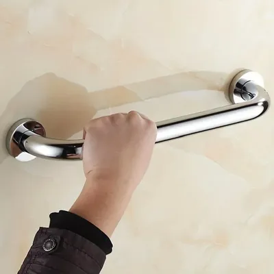 Bathroom Safety Handrails Stainless Steel Accessible Bathroom Handrails For Disabled Elderly 1pc
