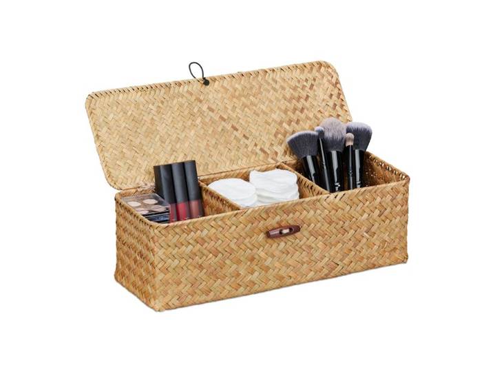 Relaxdays Aufbewahrungsbox mit Deckel