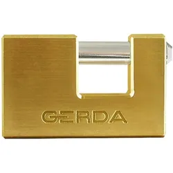 Gerda, Vorhängeschloss, BRASS 75mm