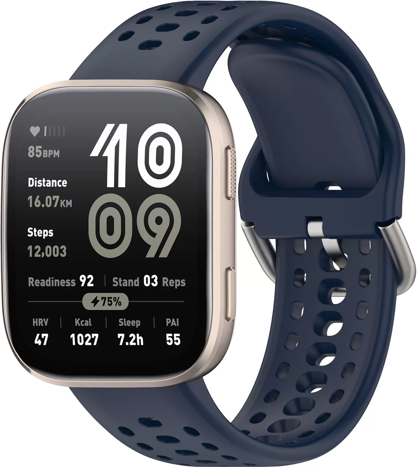 INF Silikon-Uhrenarmband für Amazfit Bip6 (A2435) Blau