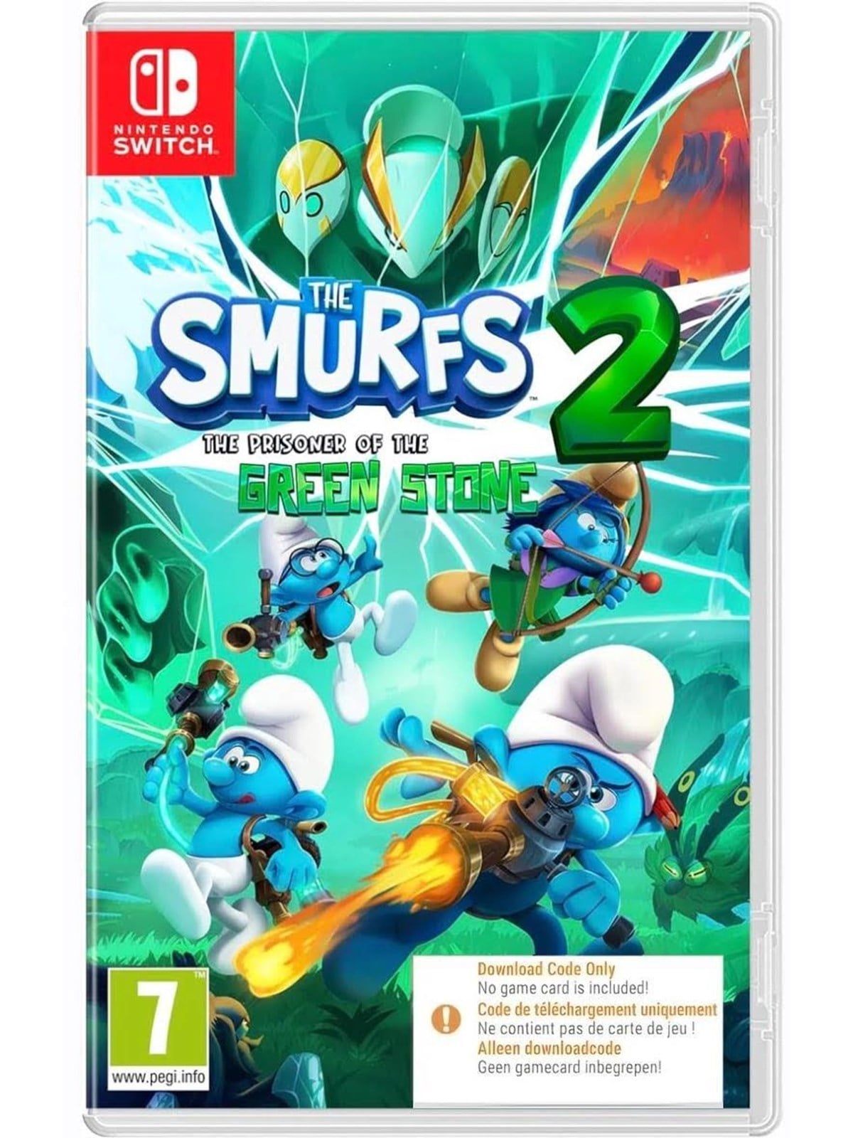 The Smurfs 2: The Prisoner of the Green Stone (Code in a Box) - Nintendo Switch - Plattform - PEGI 7