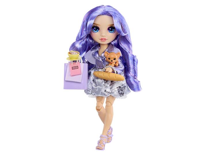 Rainbow High Pretty in Paris Fashion Doll- Violet