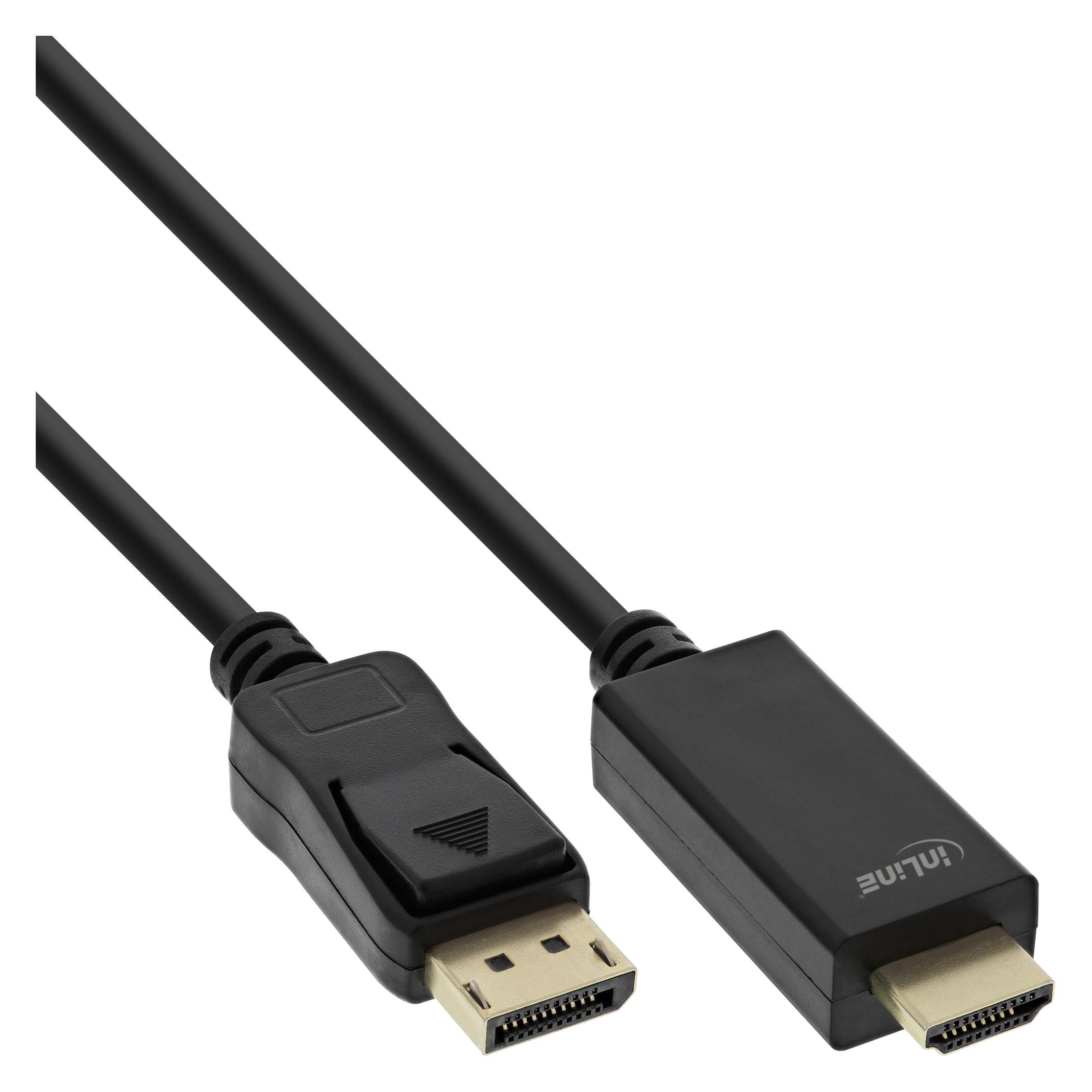 InLine DisplayPort - HDMI (Typ A) (0.30 m) (17187I)