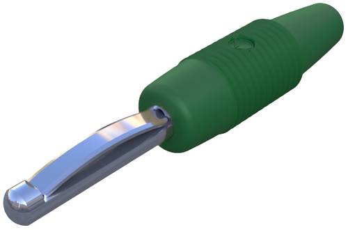 Hirschmann Test & Measurement VON 20 Bananenstecker Stecker, gerade Stift-Ø: 4mm Grün