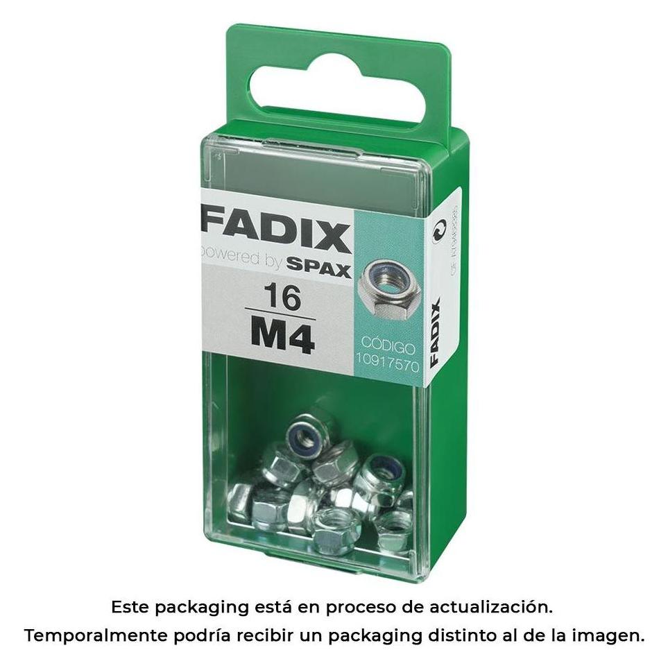 Fadix Box s 16 unit. self-brake nut zinc m 4 (49425040)