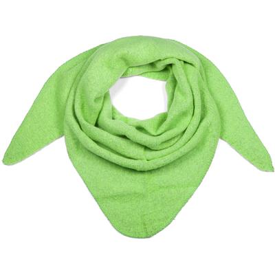 Dreieckstuch STYLEBREAKER "Strick Dreiecktuch meliert", Damen, grün (apfelgrün), Obermaterial: 80% Viskose CV. 20% Wolle WO., Modisch, Modetücher